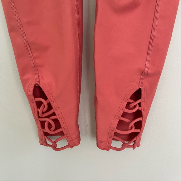 Old Navy Powersoft High Waisted Coral Leggings - Picture 6 of 10